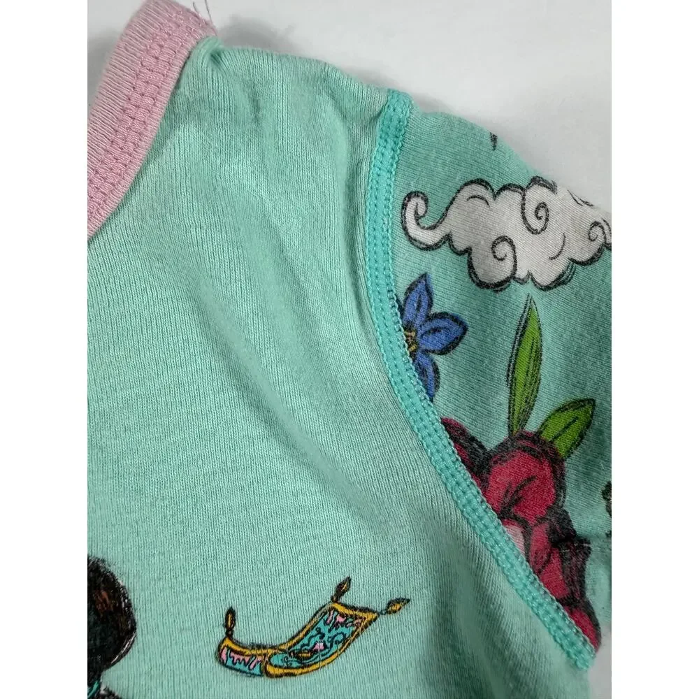 Disney Cotton Princess Adventure Gals Pajama Set Size 3